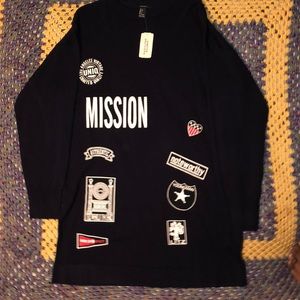 Patch work sweater dress